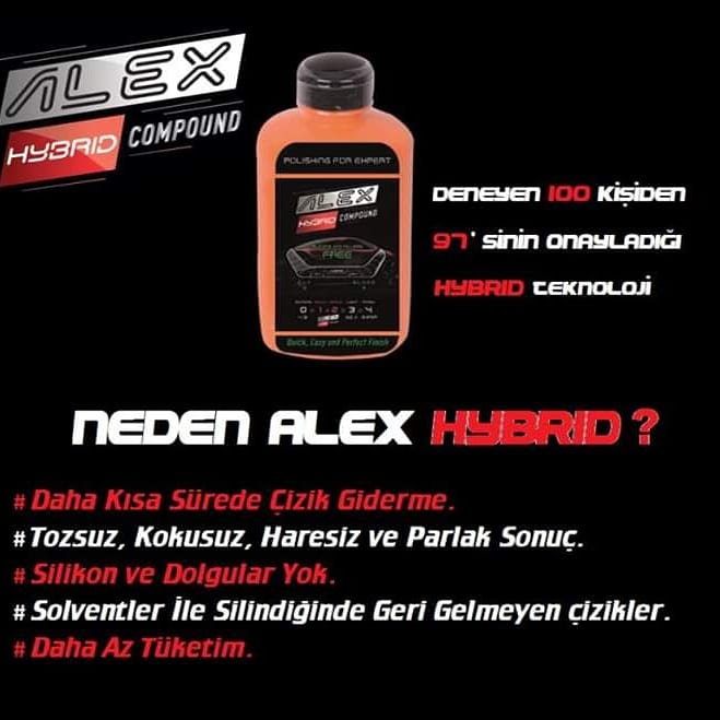 ALEX HYBRID COMPOUND (HYBRID TEKNOLOJİ KALIN PASTA 1 L.)